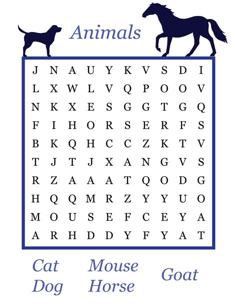 Free Printable Word Search Puzzles For Kids 43+ Images Result | Koltelo