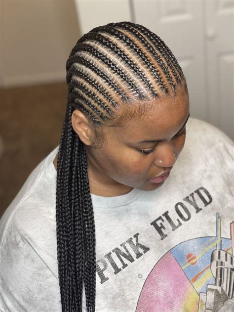 Pin by JOY on Cuts | All back hairstyle, Cornrows braids for black ...