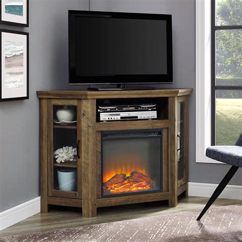 corner fireplace tv stand - How to Decorate a Small Living Room in Six ...