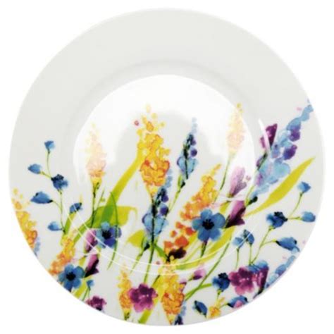 Meadow Flower Porcelain, Side Plate, spring floral watercolor crockery ...