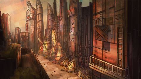 Andrea Tung - Dystopian Concept Art