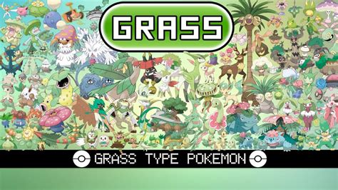 All Grass Type Pokémon - YouTube