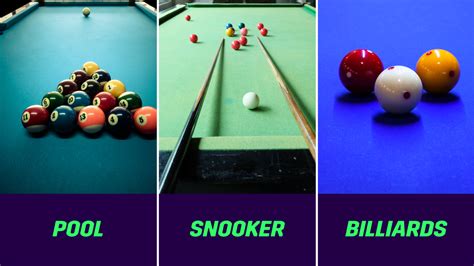 Billiards vs Pool vs Snooker: Understand the 4 key differences