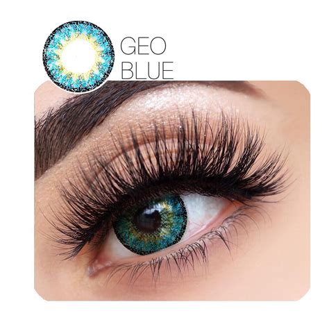 GEO Charm Blue Prescription (12 Month) Contact Lenses | Contact lenses ...