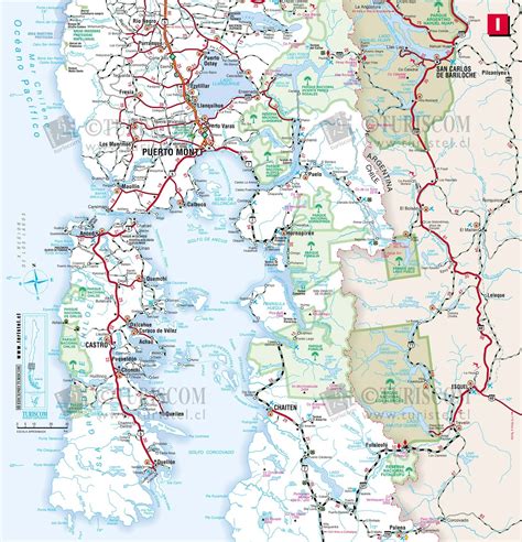 Mapa do Chile - Região XIV - Los Rios | MapasBlog