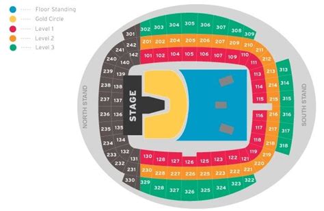 Etihad Stadium Layout