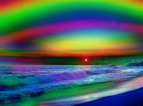 Sunset rainbow - Fantasy & Abstract Background Wallpapers on Desktop ...