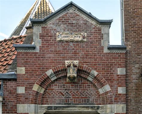 Detail Above Gated Entrance To the Begijnhof, Amsterdam, the ...