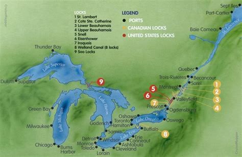 St Lawrence River Map Images