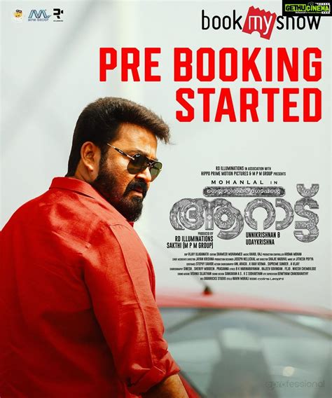 Mohanlal Instagram - Aaraattu Pre Booking started @aaraattumovie # ...