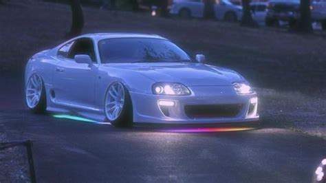 Silver Toyota Supra MK5 Speedster on City Streets - backiee