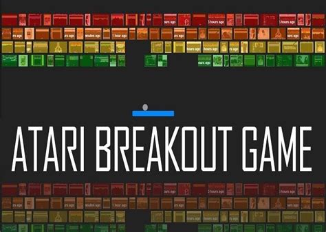 Atari Breakout Game- Play Online For Free | Breakout game, Atari ...