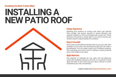 Everything You Need To Know When Installing a New Patio Roof