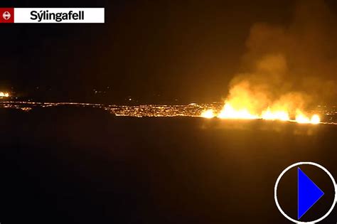 Volcano Eruption in iceland | Live Streaming Webcam