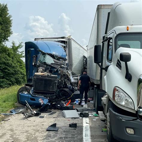 Fatal crash involving 3 semi-trucks forces closure of Michigan's I-96