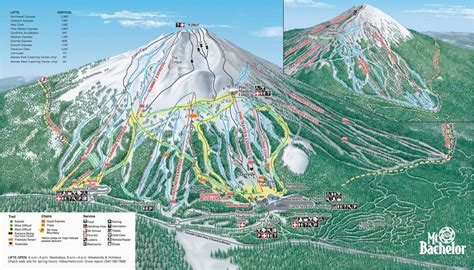 Oregon Ski Resorts Map | secretmuseum