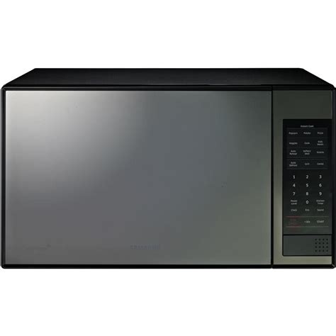 Samsung 1.4 cu. ft. Countertop Microwave in Stainless Steel with Shiny ...