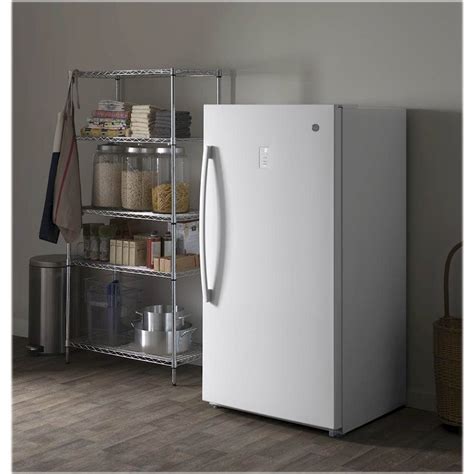 Questions and Answers: GE 17.3 Cu. Ft. Frost-Free Upright Freezer White ...