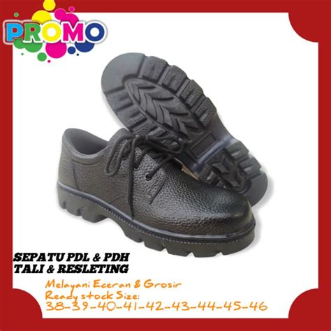 Jual Sepatu Safety Kulit asli Ujung Besi Safety Boots Pria Safety Shoes ...