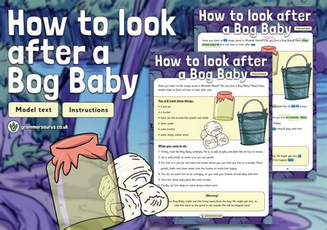 Year 1 Model Text – Instructions – How to look after a bog baby ( gbsct ...