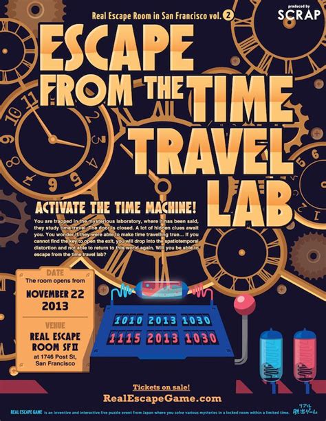 Escape from the Time Travel Lab – Real Escape Room SF vol.2 | Real ...