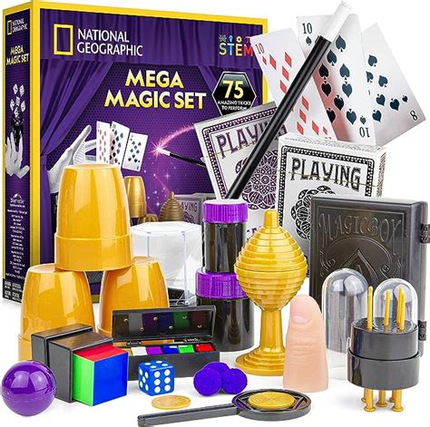 NATIONAL GEOGRAPHIC Mega Magic Set - More than 75 Magic Tricks for Kids ...