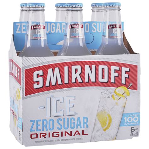 Smirnoff Ice Zero Sugar 6pk 12 oz Cans - Applejack