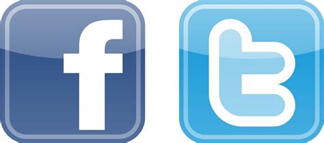 Logo Facebook And Twitter