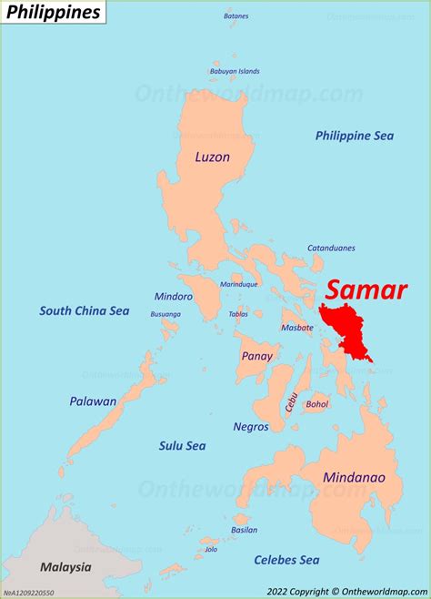 Samar Island Map | Philippines | Discover Samar Island with Detailed Maps