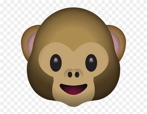 Monkey Face Png - Monkey Face Emoji, Transparent Png - 601x571 ...