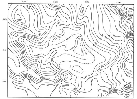 How do contour lines show hills and depressions? | Socratic