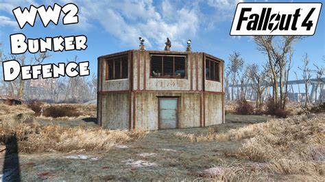 Fallout 4 - Best Settlement Defence (Bunker) - YouTube