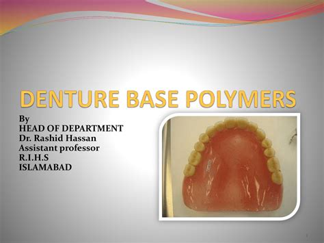 DENTURE BASE POLYMERS