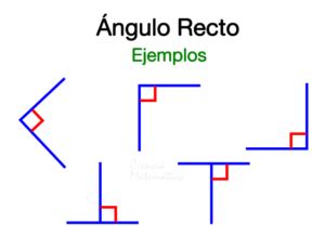 ¿Qué es un ángulo recto?