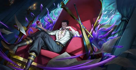 Download Dracule Mihawk Anime One Piece HD Wallpaper by Mino Jiang