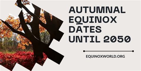 Amazing Facts About the Autumnal Equinox - 2023 - Equinox World