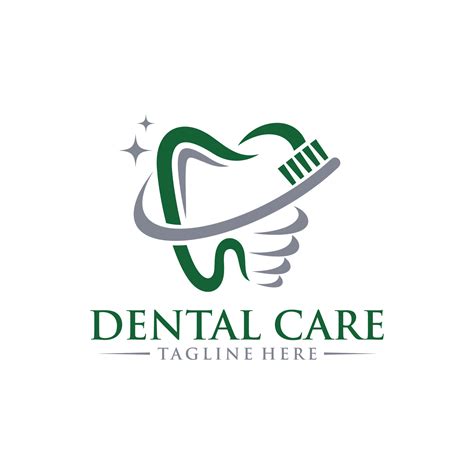 Creative dental clinic logo vector. Abstract dental symbol icon with ...