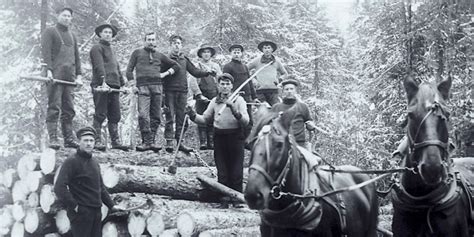 Une brève histoire du bûcheron, un symbole canadien - Run Ottawa