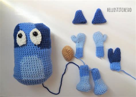 Bluey/Bingo crochet toy - hellostitches xo