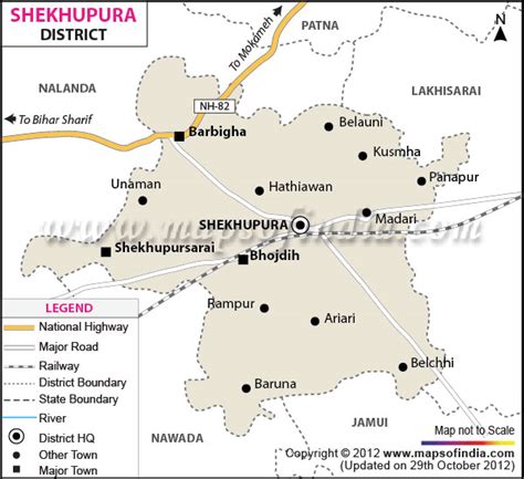 Sheikhpura District Map