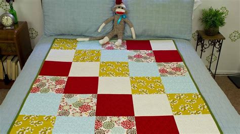 How To Sew A Block Quilt - YouTube