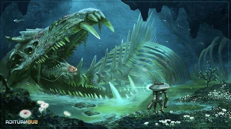 Download Explore the Ruins of the Bone Fields in Subnautica Wallpaper ...