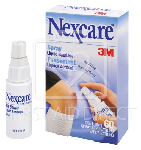 NEXCARE, LIQUID BANDAGE SPRAY, 18 mL - First Aid Direct