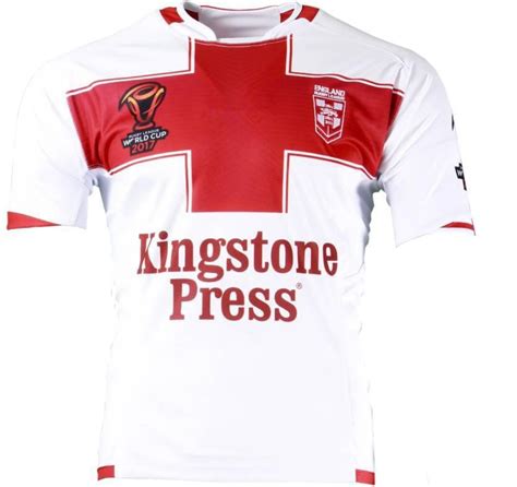 ENGLAND RUGBY LEAGUE WORLD CUP 2017 HOME JERSEY Size S 3XL 2017 New ...