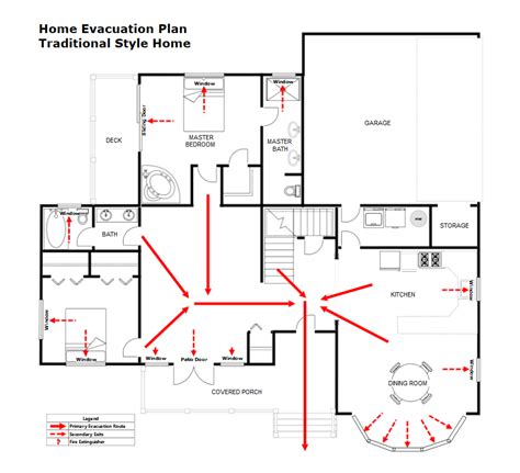 Fire Escape Plan Maker - Make Fire Pre-Plan Templates for Pre-Incident ...