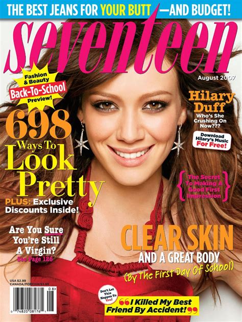 Covers of Seventeen USA with Hilary Duff, 958 2007 | Magazines | The FMD