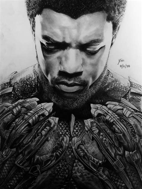 Black Panther Pencil Art ~ Realistic Drawing Black Panther | Bodalwasual