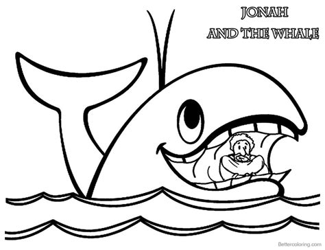 Printable Jonah And The Whale Coloring Page