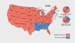 US Election of 1932 Map - GIS Geography