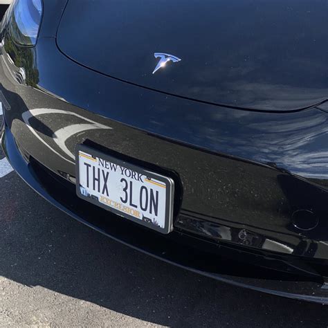 Tesla vanity license plates - clever ideas for a custom plate